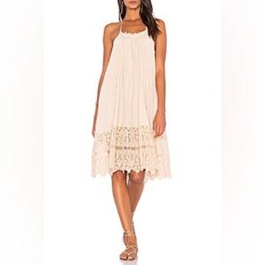 Jen’s Pirate Booty Crochet Lace Dress Reverence Halter REVOLVE Womens Sz S Small